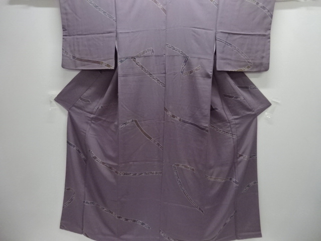 熨斗に花古典柄小紋着物